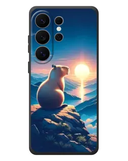 Чехол для Samsung Galaxy S26 Ultra с картинкой «Закат солнца с капибарой» Чехол для Samsung Galaxy S26 Ultra с картинкой «Закат солнца с капибарой»