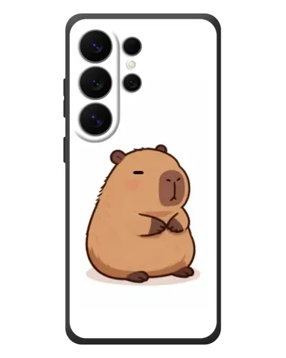 Чехол для Samsung Galaxy S26 Ultra с картинкой «Толстенькая капибара»
