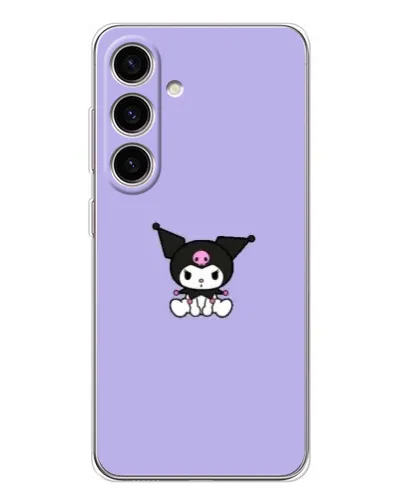 Чехол для Samsung Galaxy S26 с картинкой «Kuromi — фиолетовый минимализм»
