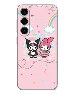 Чехол для Samsung Galaxy S26 с картинкой «My Melody и Kuromi»