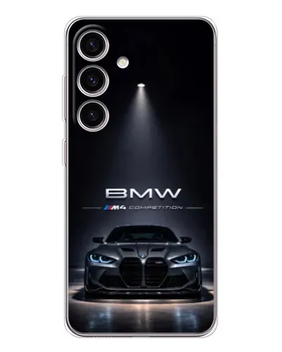 Чохол для Samsung Galaxy S26 з картинкою «BMW крізь нічне місто» Чохол для Samsung Galaxy S26 з картинкою «BMW крізь нічне місто»