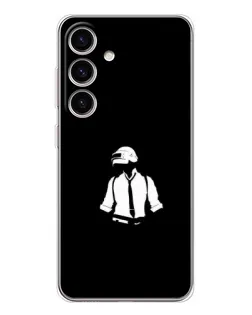 Чехол для Samsung Galaxy S26 с картинкой «PUBG — белый шлем»
