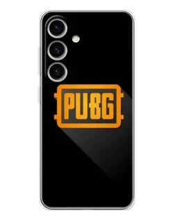 Чехол для Samsung Galaxy S26 с картинкой «PUBG — рамка лого»