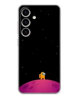Чехол для Samsung Galaxy S26 с картинкой «Одинокий герой на планете»