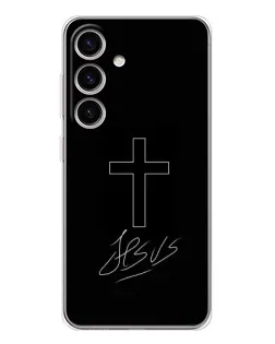 Чехол для Samsung Galaxy S26 с картинкой «Графический крест Jesus»