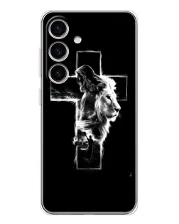 Чехол для Samsung Galaxy S26 с картинкой «Сияющий крест Jesus»