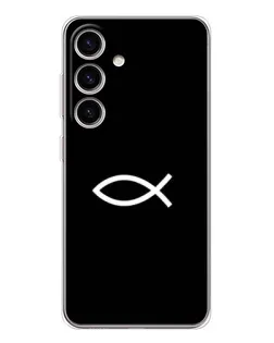 Чехол для Samsung Galaxy S26 с картинкой «Символ рыбы Jesus»