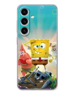 Чехол для Samsung Galaxy S26 с картинкой «Спанч Боб победитель»