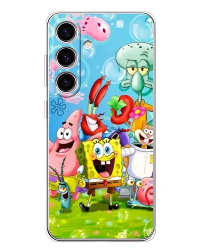 Чохол для Samsung Galaxy S26 з картинкою «Губка Боб та друзі» Чохол для Samsung Galaxy S26 з картинкою «Губка Боб та друзі»