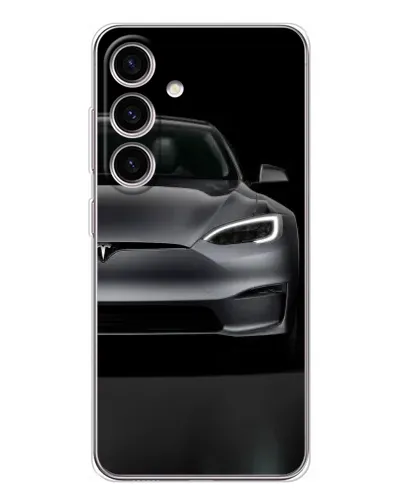 Чехол для Samsung Galaxy S26 с картинкой «Tesla Model S Look» Чехол для Samsung Galaxy S26 с картинкой «Tesla Model S Look»