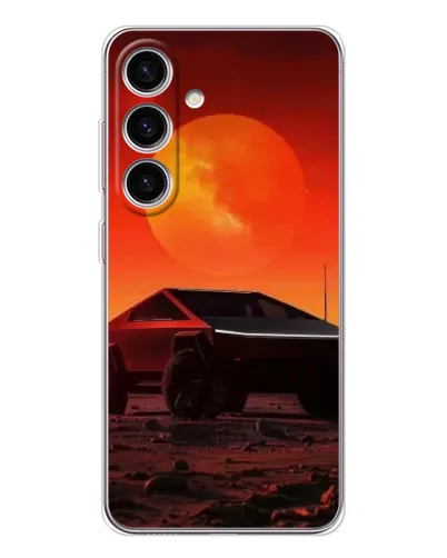 Чехол для Samsung Galaxy S26 с картинкой «Cybertruck на Марсе» Чехол для Samsung Galaxy S26 с картинкой «Cybertruck на Марсе»