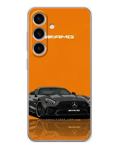Чехол для Samsung Galaxy S26 с картинкой «Оранжевый Mercedes AMG» Чехол для Samsung Galaxy S26 с картинкой «Оранжевый Mercedes AMG»