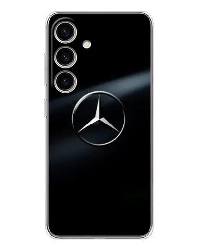 Чехол для Samsung Galaxy S26 с картинкой «Mercedes на металле» Чехол для Samsung Galaxy S26 с картинкой «Mercedes на металле»