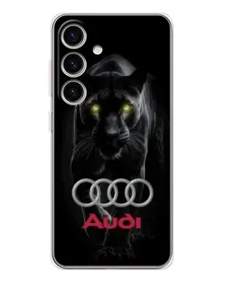 Чехол для Samsung Galaxy S26 с картинкой «Пантера и Audi»