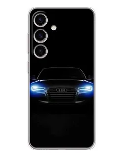 Чехол для Samsung Galaxy S26 с картинкой «Audi в неоне»