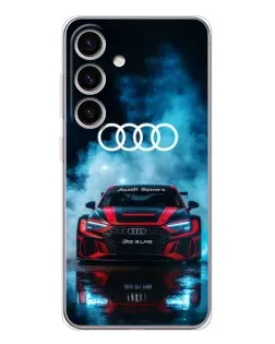 Чехол для Samsung Galaxy S26 с картинкой «Audi Sport — неон»