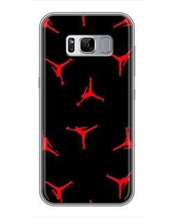 Чехол для Samsung Galaxy S8 Plus (G955) с картинкой «Jordan Red Pattern»