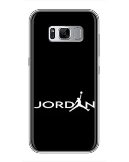 Чехол для Samsung Galaxy S8 Plus (G955) с картинкой «Jordan White Logo»