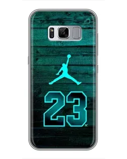 Чехол для Samsung Galaxy S8 Plus (G955) с картинкой «Jordan Cyan 23»