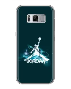 Чехол для Samsung Galaxy S8 Plus (G955) с картинкой «Jordan Blue Fire»