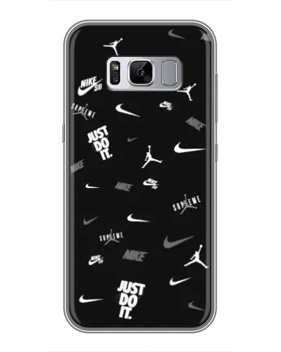 Чехол для Samsung Galaxy S8 Plus (G955) с картинкой «Nike Black Pattern» Чехол для Samsung Galaxy S8 Plus (G955) с картинкой «Nike Black Pattern»