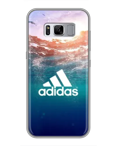 Чехол для Samsung Galaxy S8 Plus (G955) с картинкой «Океанская глубина адидас» Чехол для Samsung Galaxy S8 Plus (G955) с картинкой «Океанская глубина адидас»