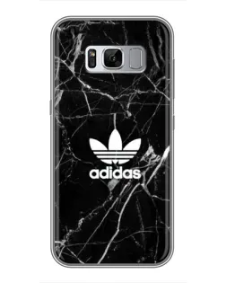 Чехол для Samsung Galaxy S8 Plus (G955) с картинкой «Белый мрамор Adidas»