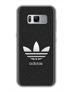 Чехол для Samsung Galaxy S8 Plus (G955) с картинкой «Adidas Карбоновая текстура»