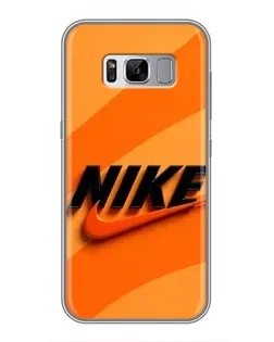 Чехол для Samsung Galaxy S8 Plus (G955) с картинкой «Оранжевый драйв Nike»