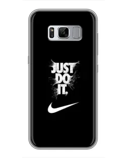 Чехол для Samsung Galaxy S8 Plus (G955) с картинкой «Текстовый принт Nike»