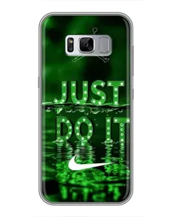 Чехол для Samsung Galaxy S8 Plus (G955) с картинкой «Зеленый неоновый Nike»