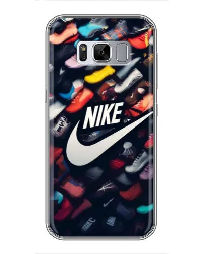 Чехол для Samsung Galaxy S8 Plus (G955) с картинкой «Коллекция кроссовок Nike» Чехол для Samsung Galaxy S8 Plus (G955) с картинкой «Коллекция кроссовок Nike»