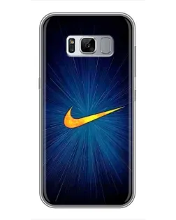 Чехол для Samsung Galaxy S8 Plus (G955) с картинкой «Синий пульс Nike»