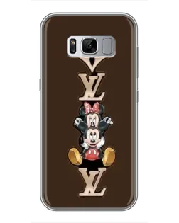 Чехол для Samsung Galaxy S8 Plus (G955) с картинкой «LV и Микки Маус»