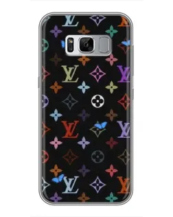 Чехол для Samsung Galaxy S8 Plus (G955) с картинкой «Цветная монограмма LV»