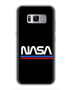 Чехол для Samsung Galaxy S8 Plus (G955) с картинкой «NASA — классика Red Blue»