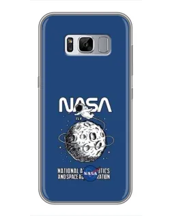 Чехол для Samsung Galaxy S8 Plus (G955) с картинкой «NASA — лунная миссия»