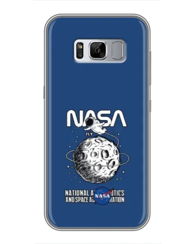 Чехол для Samsung Galaxy S8 Plus (G955) с картинкой «NASA — лунная миссия» Чехол для Samsung Galaxy S8 Plus (G955) с картинкой «NASA — лунная миссия»