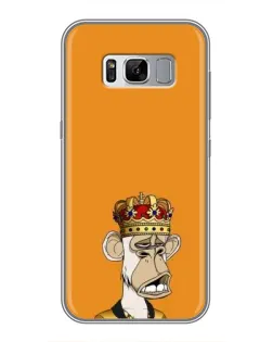 Чехол для Samsung Galaxy S8 Plus (G955) с картинкой «Золотая обезьяна Bored Ape» Чехол для Samsung Galaxy S8 Plus (G955) с картинкой «Золотая обезьяна Bored Ape»