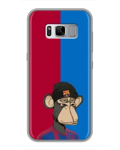 Чехол для Samsung Galaxy S8 Plus (G955) с картинкой «Bored Ape — фанат Барсы» Чехол для Samsung Galaxy S8 Plus (G955) с картинкой «Bored Ape — фанат Барсы»