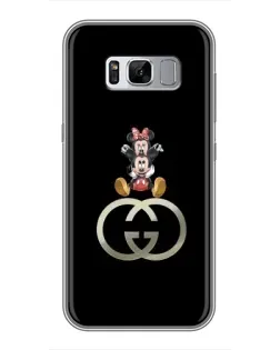 Чехол для Samsung Galaxy S8 Plus (G955) с картинкой «Минни Маус на лого»