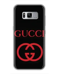 Чехол для Samsung Galaxy S8 Plus (G955) с картинкой «Gucci — красный логотип»