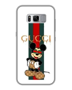 Чехол для Samsung Galaxy S8 Plus (G955) с картинкой «Микки Маус Gucci — полосы»