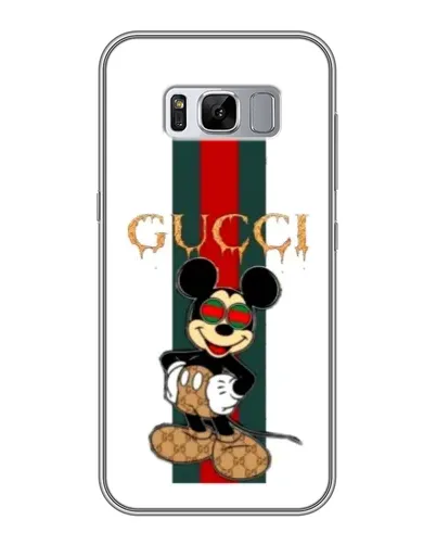 Чехол для Samsung Galaxy S8 Plus (G955) с картинкой «Микки Маус Gucci — полосы» Чехол для Samsung Galaxy S8 Plus (G955) с картинкой «Микки Маус Gucci — полосы»