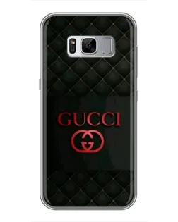 Чехол для Samsung Galaxy S8 Plus (G955) с картинкой «Gucci — стеганый черный»