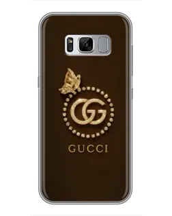 Чехол для Samsung Galaxy S8 Plus (G955) с картинкой «Gucci — золотая бабочка»