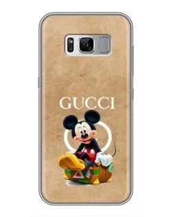 Чехол для Samsung Galaxy S8 Plus (G955) с картинкой «Микки Маус Gucci — крафт»