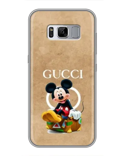 Чехол для Samsung Galaxy S8 Plus (G955) с картинкой «Микки Маус Gucci — крафт» Чехол для Samsung Galaxy S8 Plus (G955) с картинкой «Микки Маус Gucci — крафт»