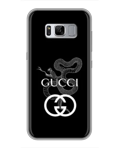 Чехол для Samsung Galaxy S8 Plus (G955) с картинкой «Gucci — серебряная змея» Чехол для Samsung Galaxy S8 Plus (G955) с картинкой «Gucci — серебряная змея»