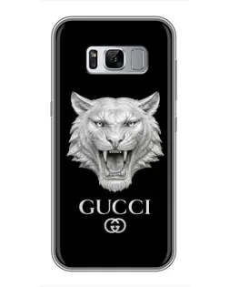 Чохол для Samsung Galaxy S8 Plus (G955) з картинкою «Gucci — срібний лев» Чохол для Samsung Galaxy S8 Plus (G955) з картинкою «Gucci — срібний лев»